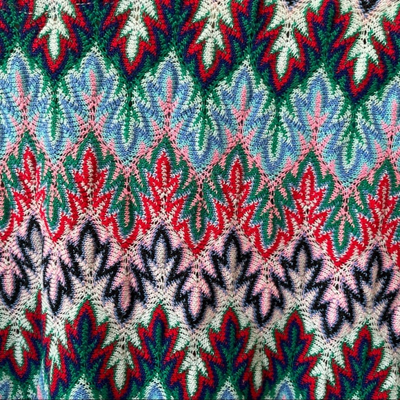Missoni-Style Vintage Knit Short Sleeve - Picture 2 of 5